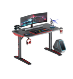 60 Inch Gaming Desk T-Shaped Computer Desk